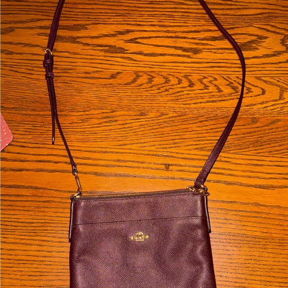 Coach Handbags - Coach Elegant Burgundy Crossbody Bag